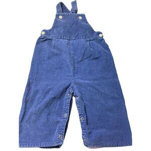 Vintage Toddletime JcPenney Blue Corduroy overalls Size 1 1/2
